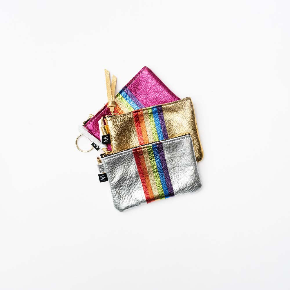 Rainbow Pouch - Silver - Addison West 