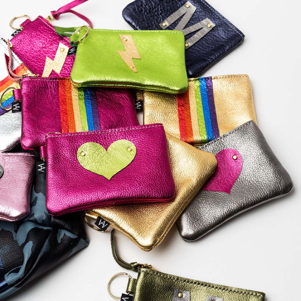 Rainbow Pouch - Gold - Addison West 